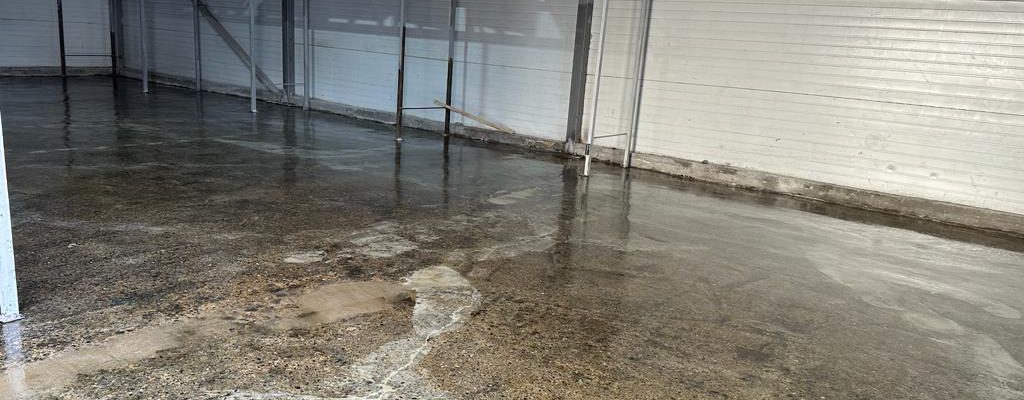 Восстановление бетонных полов. 250 м2. 5 дней