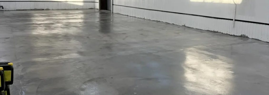 Упрочнение пылящего пола, 1200 м2. 4 дня